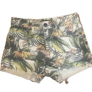 KUT from the Kloth Tropical Floral Jean Shorts - Size 2 - NWOT